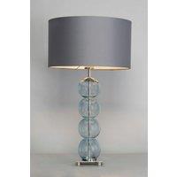 BHS Lighting Metro Stack Table Lamp in Silver