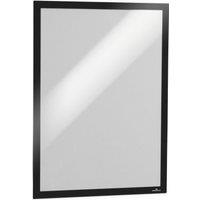 Durable Duraframe Self Adhesive Magnetic Signage Frame - 6 Pack - A3 Black