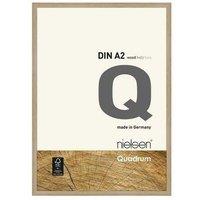 nielsen Quadrum A2 Wooden Picture Frame With Protective Glass Front in Light Oak