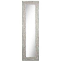 nielsen Mansfield Distressed White/Soft Grey Mirror 165x46cm in White | Size: 165x46 cm