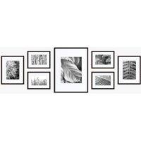 nielsen 7 Piece Aluminium Picture Frames Gallery Set - Black