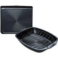 Circulon Black 2 Pack 'Ultimum' Dishwasher Safe Carbon Steel Roast & Bake Set