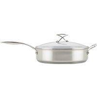 Circulon Saut Pan Stainless Steel Dishwasher Safe Non Stick Cookware - 30 cm in Silver