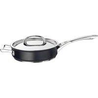 Circulon Infinite 24cm Non Stick Saute Pan With Lid Dishwasher Safe Easy Clean in Black
