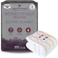 Slumberdown Wonderfully Warm Electric Blanket in White | Size: Super King