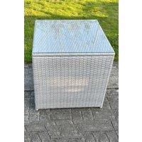 Rattan Cube Side Table Corner Tea Coffee Table