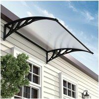 1.5m W x 1m D Window Door Canopy Awning with Brackets