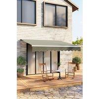 3.5m W x 3m D Outdoor Retractable Patio Window & Door Awning