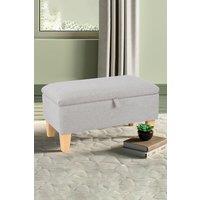 Wide Rectangle Storage Ottoman Footstool