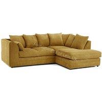 Luxor Jumbo Cord 4 Seater Corner sofa Right Hand Facing