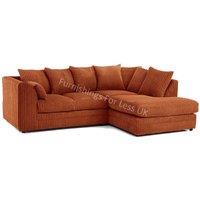 Luxor Jumbo Cord 4 Seater Corner sofa Right Hand Facing