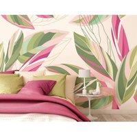Botanical Calathea Leaves Wall Mural