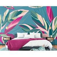 Botanical Calathea Leaves Wall Mural