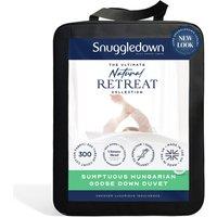 Snuggledown Retreat Hungarian Goose Down 13.5 Tog Winter Duvet in White | Size: Single