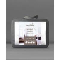 Snuggledown Premium Hotel Quilted Mattress Protector with Soft Touch Cover & Elasticated Straps in White | Size: Single