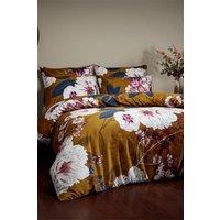 Paoletti Kyoto Floral 100% Cotton Duvet Cover Set | Size: Single