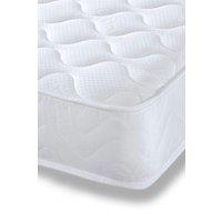 OHS Memory Foam Cool Touch Sprung Quilted Mattress in White | Size: Single
