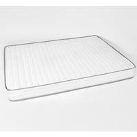 OHS Extra Comfort Memory Foam Quilted Sprung Mattress in White | Size: Double