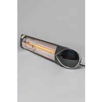 BHS Lighting 2000W Large Wall Rounded Radiant Heater in Black