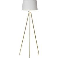 BHS Lighting Tristan Floor Lamp in Metallic Gold