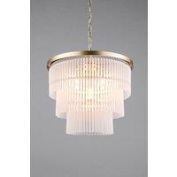 BHS Lighting Aubrey Pendant Ceiling Light in Metallic Gold