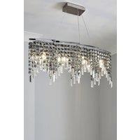 BHS Lighting Esme Diner Pendant Ceiling Light in Silver