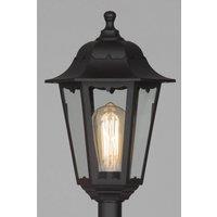 BHS Lighting Ferris Outdoor Pedestal Light in Black