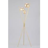 BHS Lighting Lincoln Floor Lamp in Gold