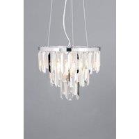 BHS Lighting Beekham Pendant Ceiling Light in Silver