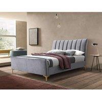 Birlea Clover Bed in Grey | Size: Double