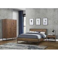 Birlea Houston Bed in Walnut | Size: Double
