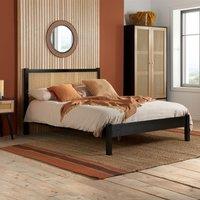 Birlea Rattan Bed Frame Croxley in Black | Size: King