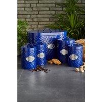 Neo 5 Piece Kitchen Canister Set in Dark Navy