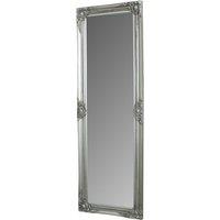 Melody Maison Tall Silver Ornate Mirror 47cm X 142cm | Size: 47 cm X 142 cm
