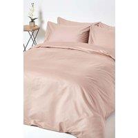 Homescapes Egyptian Cotton Duvet Cover with Pillowcase 1000 TC in Beige | Size: Double