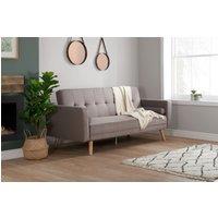 Birlea Grey Fabric Sofa Bed Ethan Bed Settee Contemporary | Size: Double