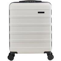 Cabin Max Anode 40L Cabin Suitcase 55x40x20 Built in Combination Lock, Lightweight, Hard Shell, 4 Wheels in White