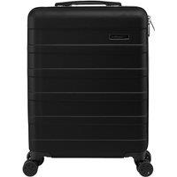 Cabin Max Anode 40L Cabin Suitcase 55x40x20 Built in Combination Lock, Lightweight, Hard Shell, 4 Wheels in Jet Black