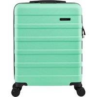 Cabin Max Anode 40L Cabin Suitcase 55x40x20 Built in Combination Lock, Lightweight, Hard Shell, 4 Wheels in Light Green