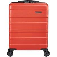 Cabin Max Anode 40L Cabin Suitcase 55x40x20 Built in Combination Lock, Lightweight, Hard Shell, 4 Wheels in Light Red