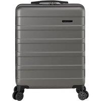 Cabin Max Anode 40L Cabin Suitcase 55x40x20 Built in Combination Lock, Lightweight, Hard Shell, 4 Wheels in Dark Grey
