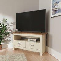 GFW Lancaster Corner TV Unit in Cream