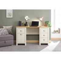 GFW Lancaster Study Desk in Cream