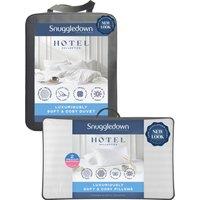 Snuggledown Hotel Quality 4.5 Tog Summer Duvet With 2 Pillows in White | Size: Double