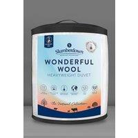 Slumberdown Wonderful Wool Heavyweight Duvet in White | Size: Double