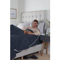 Slumberdown Comfy Hugs Electric Blanket Heated Throw in Blue