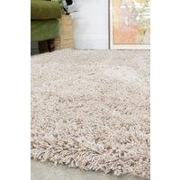Kukoon Beige Soft Shaggy Rug Cream Fluffy Deep Pile Warm Bedroom Carpet Runner Mat | Size: 200 cm x 290 cm