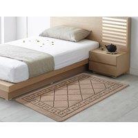 Smart Living Tribela Heavy Duty Machine Washable Hallway Kitchen Non Slip Door Mat in Beige | Size: 80 cm x 300 cm