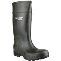Dunlop 'Purofort Professional' Safety Wellington Boots in Green | Size: 11