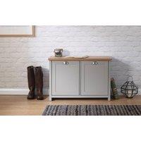 GFW Lancaster Shoe Storage in Grey